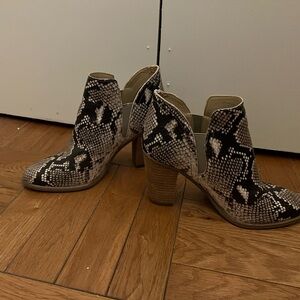 Vince Camuto Snakeskin Boots